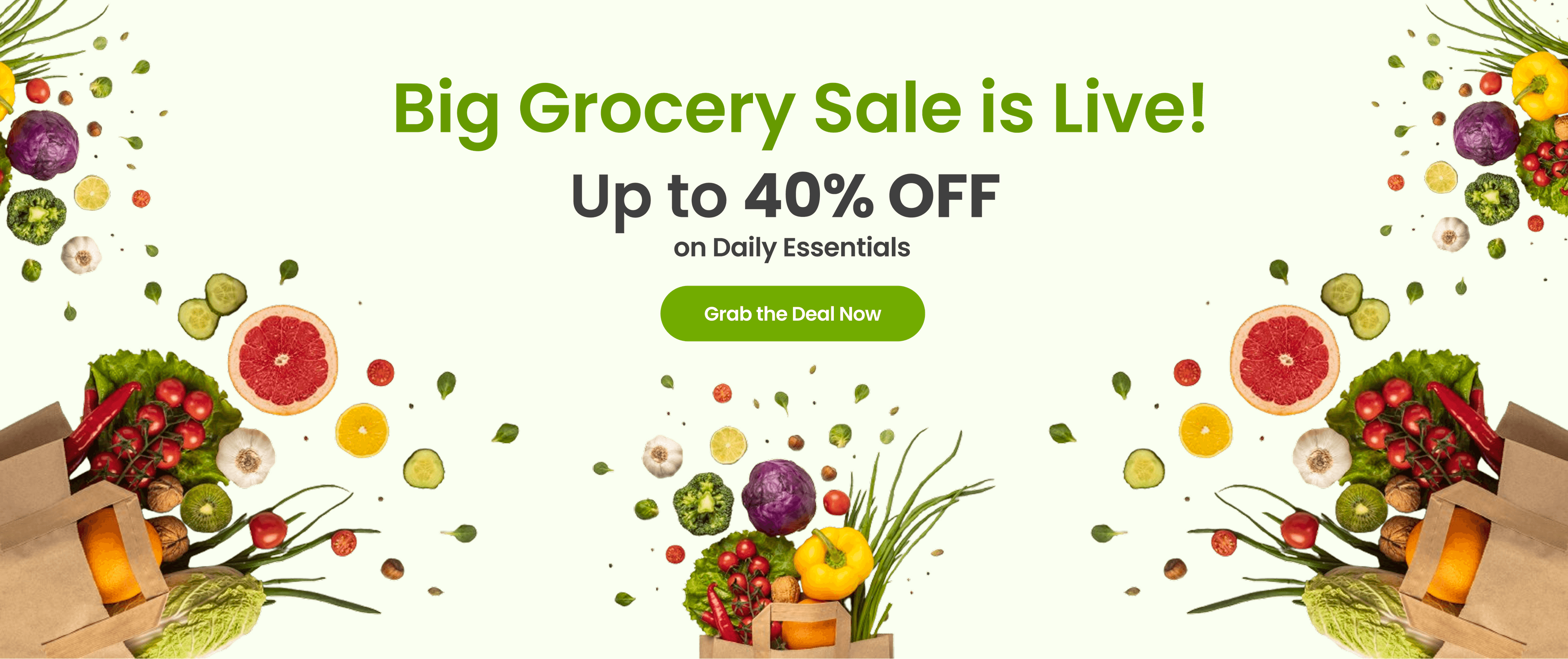 Big Grocery Sale is Live! Up to 40% OFF